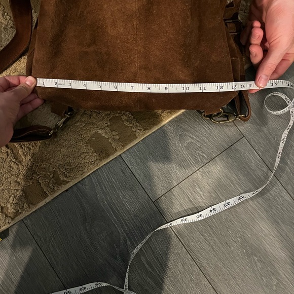 Free People Brown Suede Backpack - Picture 10 of 13